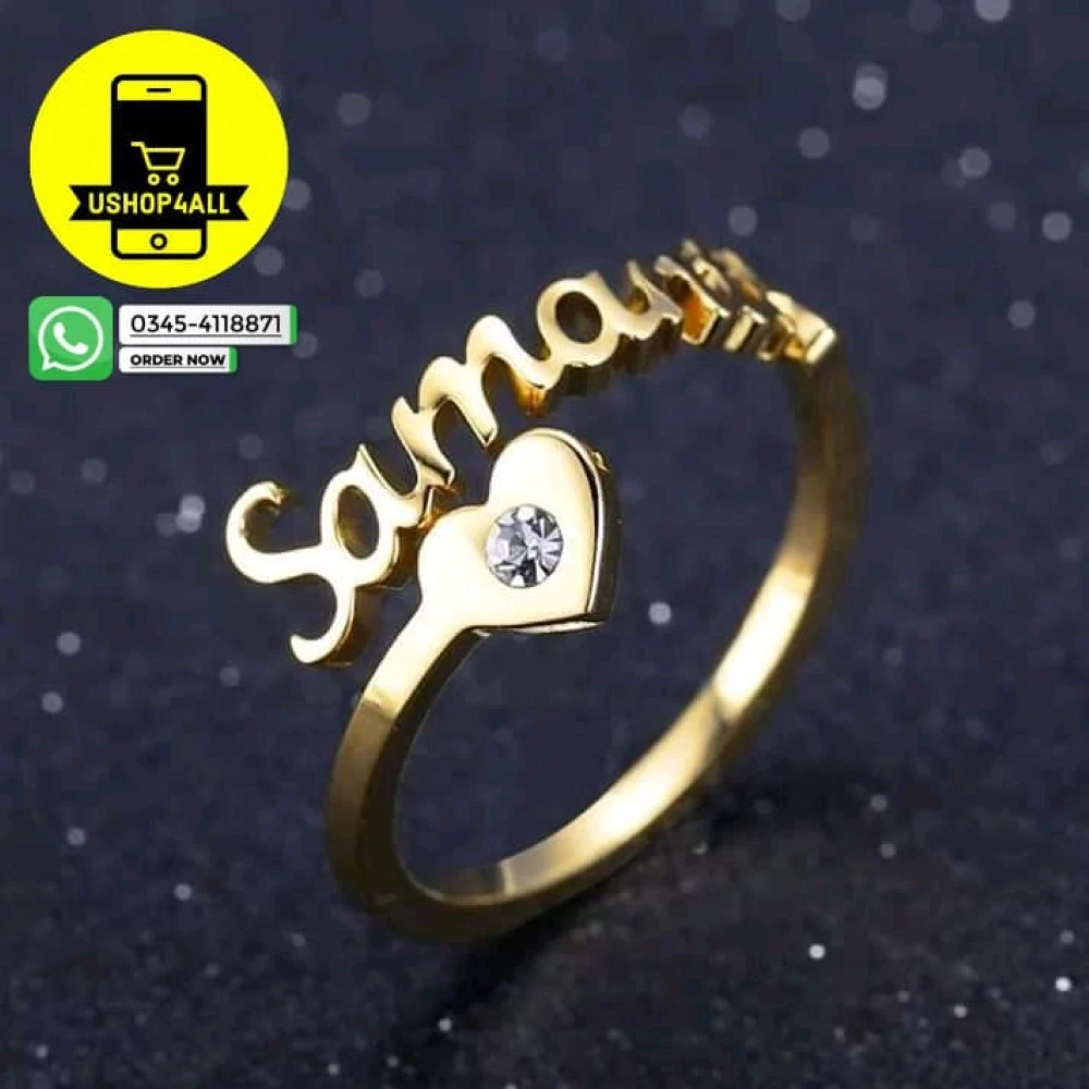 Latest Name Ring Design Gold Ring Designs - YouTube